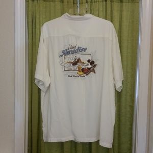 Disney Parks Mickey in Paradise Embroidered Shirt